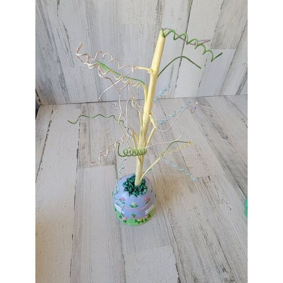 Easter Bunny ornament Tree floral spring home decor - Picture 1 of 10